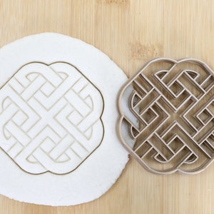 Diameter 5-10cm Triquetra Celtic Knots Knot Pattern   cookie cutter  Ausstechform Keksausstecher