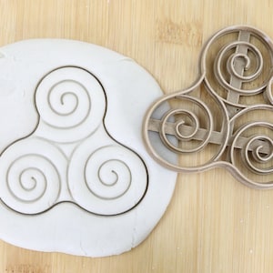 Diameter 5-10cm Triple Goddess/Spiral Goddess/Triple Spiral/Pentacle/Horned God/Hecates circle  Cookie cutter Ausstechform Keksausstecher