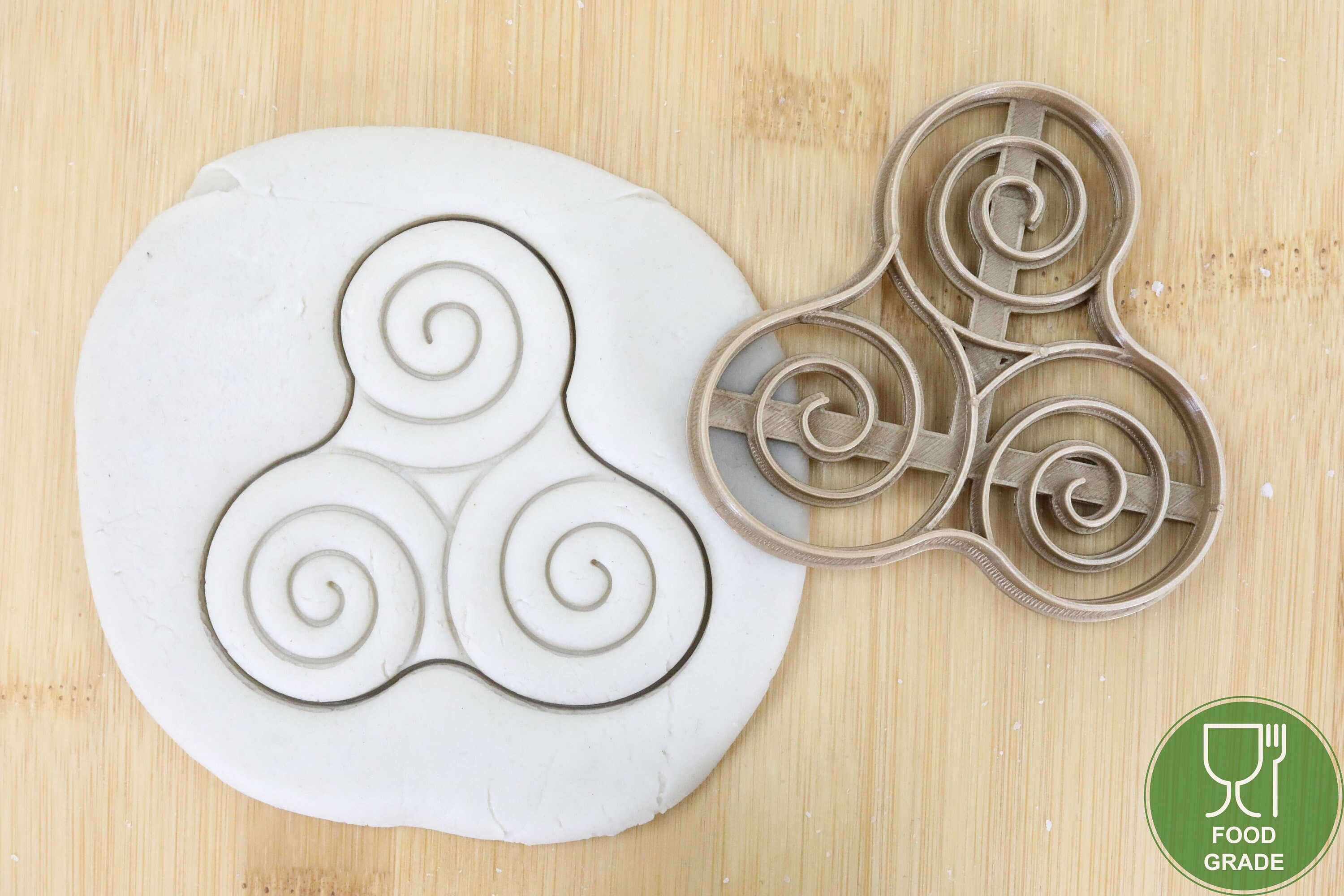 Diameter 5-10cm Triple Goddess/Spiral Goddess/Triple Spiral/Pentacle/Horned  God/Hecates circle Cookie cutter Ausstechform Keksausstecher - Etsy België, image size:3000x2000