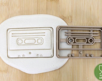 Diameter 5-10cm Cassette/Music Player/Cassette Player/Headphones/Gramophone cookie cutter  Ausstechform Keksausstecher