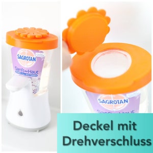 my3dbase kompatibel mit Sagrotan No- Touch Auslaufsicherer Nachfülldeckel mit Schnellverschluss für Seifenspender
