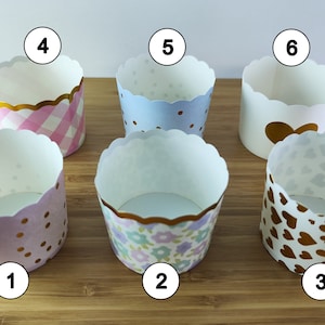 50st Einweg Gold Punkte Kuchenbecher,Hitzebeständige Muffinbecher, Cupcake-Formen,Hochzeit,Geburtstag,Weihnachten Bäckerei Konditorei