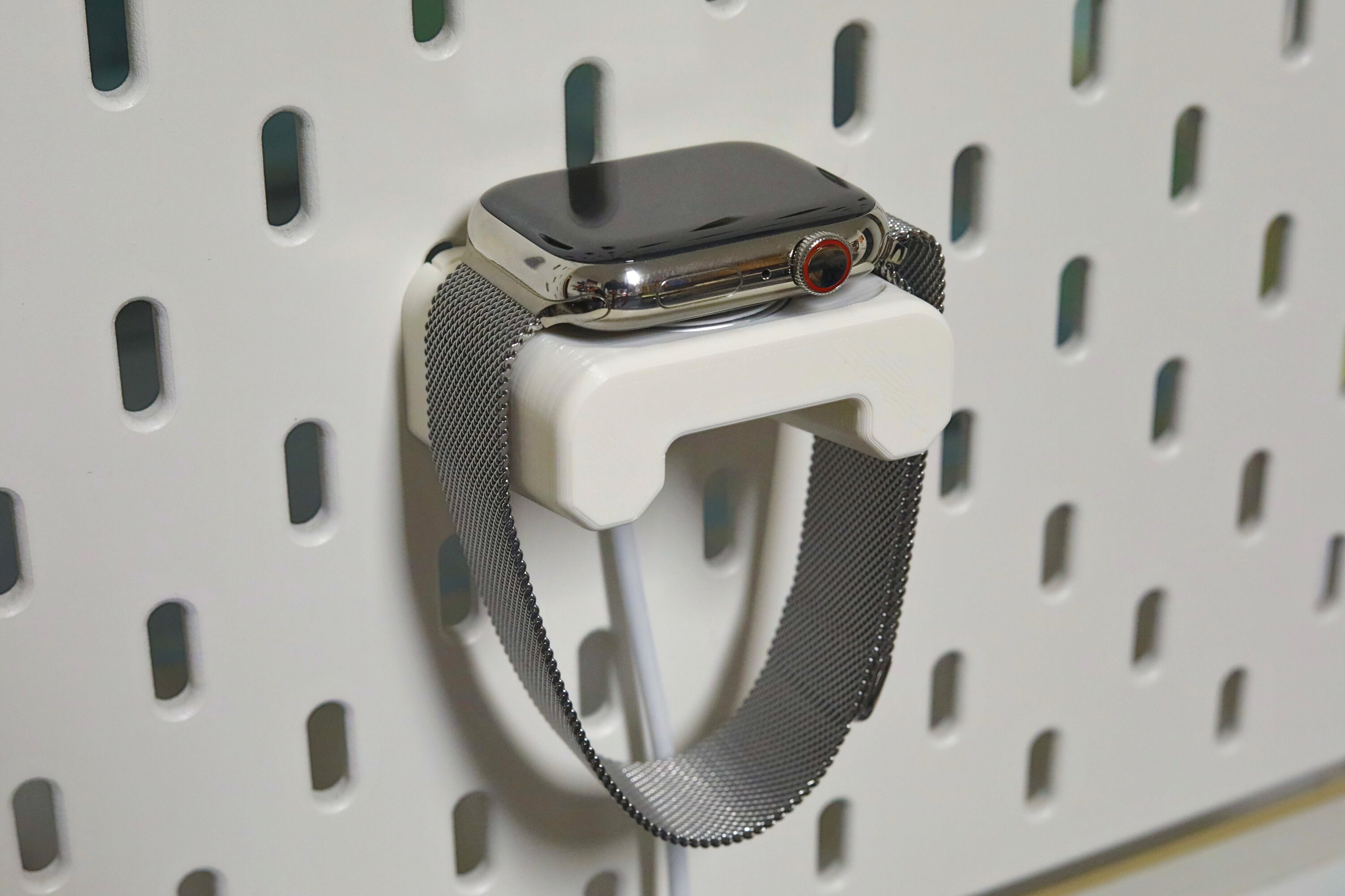 My3dbase compatible with Ikea skadis pegboard Apple Watch S7