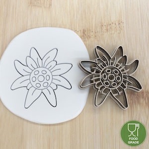 Diameter 5-10cm Flower Edelweiss cookie cutter /Keksausstecher/Keksstempel/Fondant/Keksausstecher