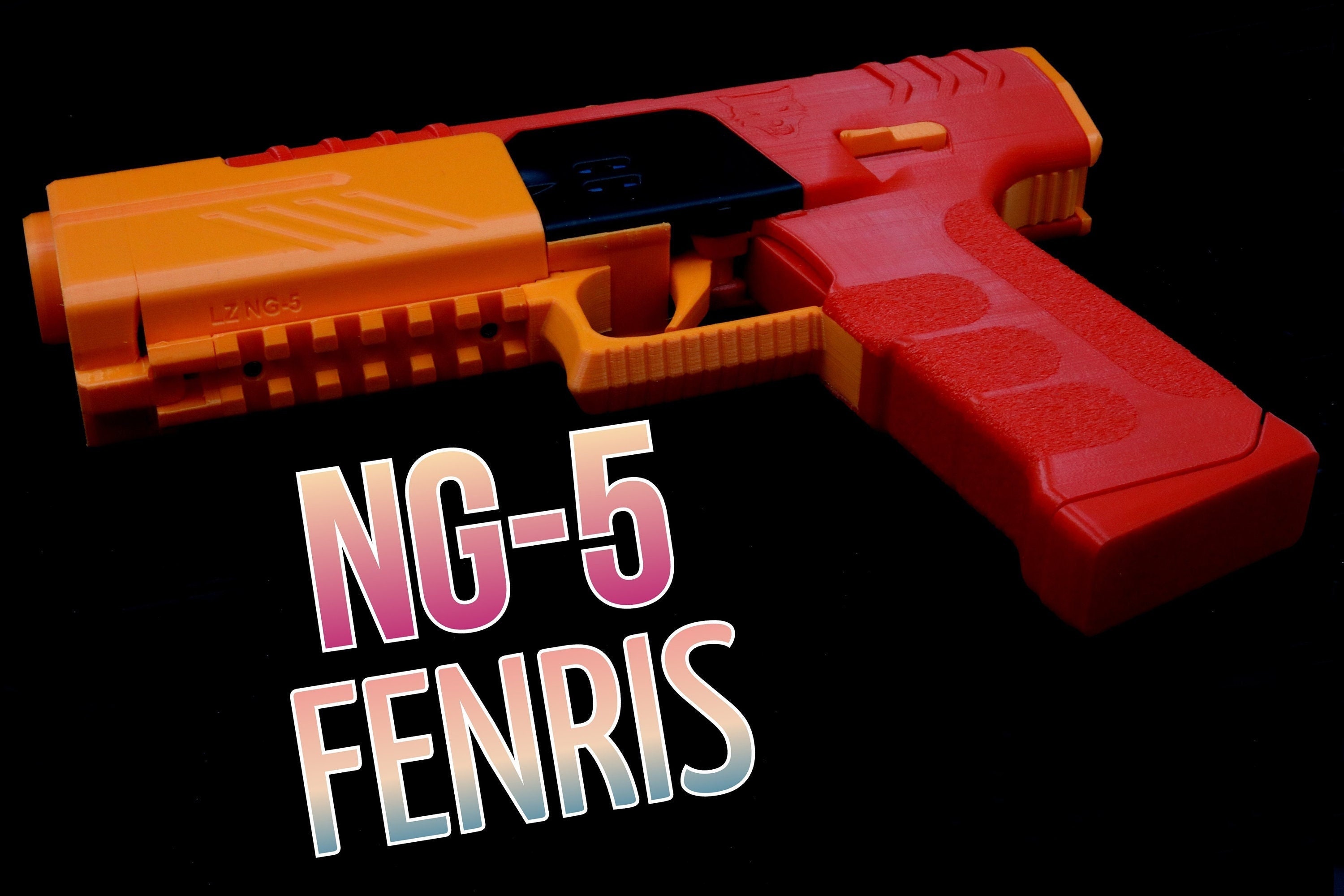 NG-5 FENRIS Toy Nerf Blaster Secondary Semi Auto RAIDEN - Etsy Hong Kong