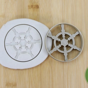 Diameter 5-10cm Ship Wheel/Pirate Ship/Captain&#39;s Hat/Pirate/Anchor/Treasure Chest Biscuit stamp/  cookie cutter  Ausstechform Keksausstecher