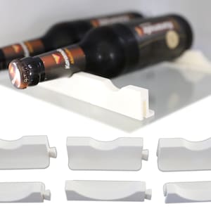 Beer bottle shelf fridge set 6 pcs