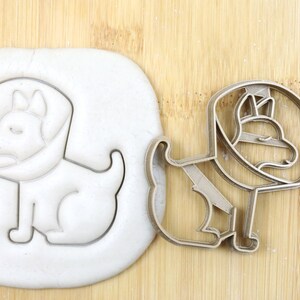 Diameter 5-10cm Hunde Schutzkragen Biscuit stamp / cookie cutter  Ausstechform Keksausstecher Fondant Keksstempel Plätzchen