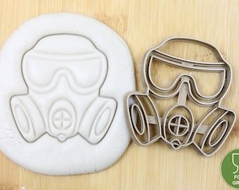 Diameter 5-10cm Gasmaske Biscuit stamp /cookie cutter Ausstechform Keksausstecher Fondant Keksstempel Plätzchen
