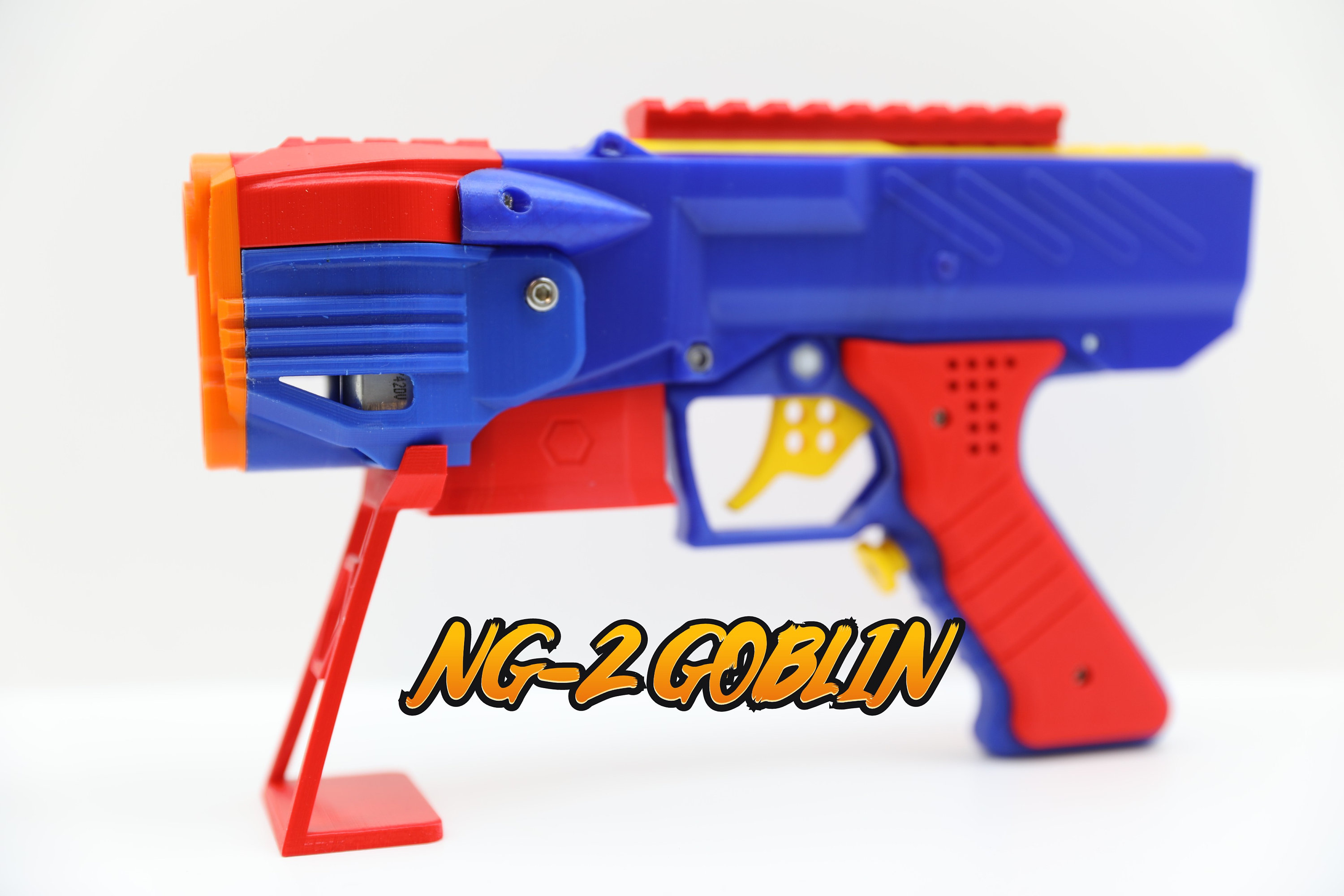 Nerf Gun Keychain KeyRing On The Go Mini Blaster Kids Play Toy Green