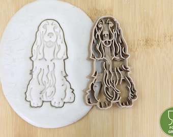 Diameter 5-10cm Hund Cocker Spaniel ganz Biscuit stamp / cookie cutter  Ausstechform Keksausstecher Plätzchen Fondant