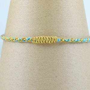 18cm Handgemachte Armbänder Handmade Bracelet gold with turquoise, gift handmade jewelry accessory