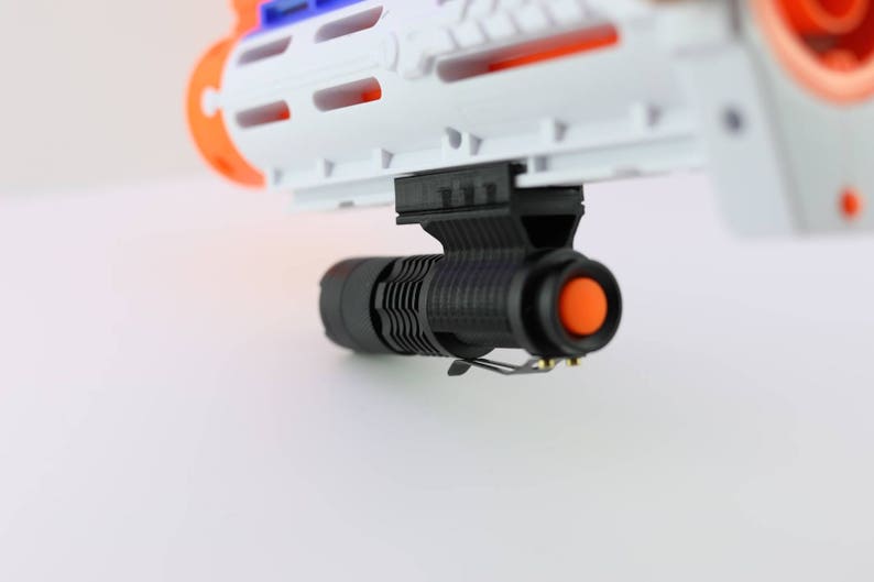 Tactical flash light for Nerf guns. LED adjustable focus 3 Etsy