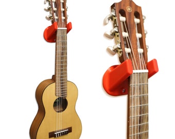Gitarren Wandhalterung, 54mm Breite Gitarrenhalter 3d, Aufhänger, Gitarren Halterung Plektronhalter Pick Holder, viele Farbe,inkl Schrauben