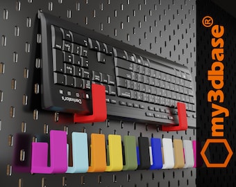 Ikea pegboard compatible accessories keyboard mount/Penholder/PS4/Sunglass/IPad/Mouse mount