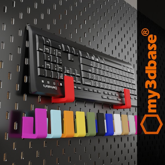 Ikea Pegboard Compatible Accessories Keyboard  Mount/penholder/ps4/sunglass/ipad/mouse Mount 