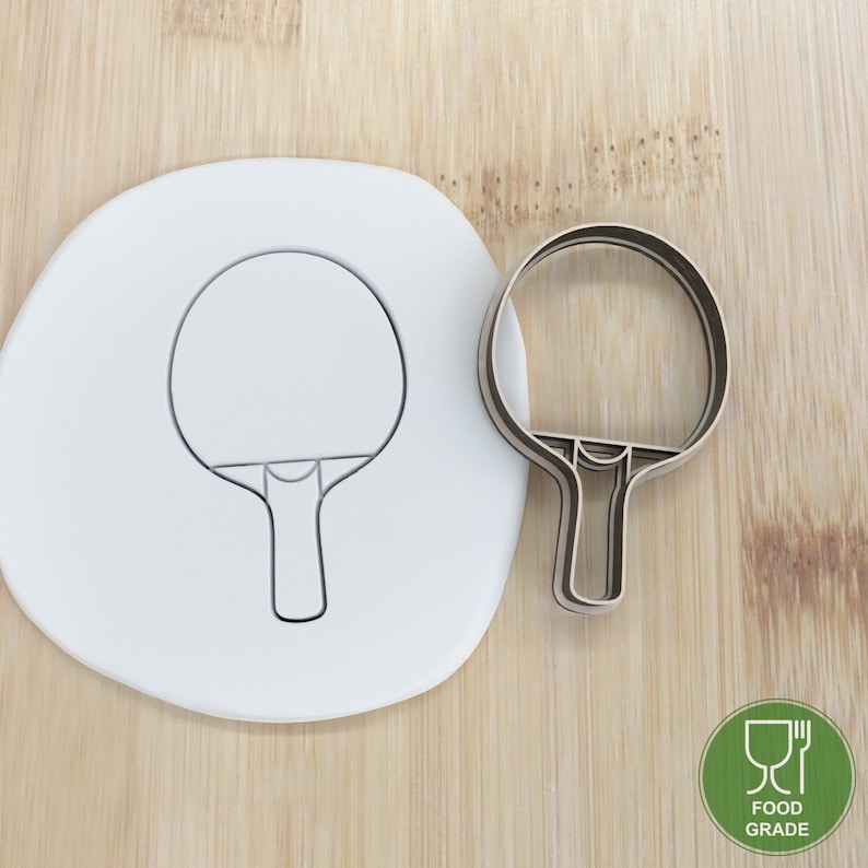 Diameter 5-10cm table tennis racket/court/ball/cup/ cookie cutter Ausstechform Keksausstecher Keksstempel Plätzchen Racket