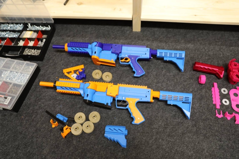 Nerf blaster NG1 High power fly wheel semicar large 380
