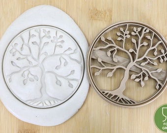 Diameter 5-10cm  Baum des Lebens/ Blume des Lebens  Biscuit stamp/Cookie cutter Plätzchen Fondant Keksausstecher Ausstecher Keksstempel