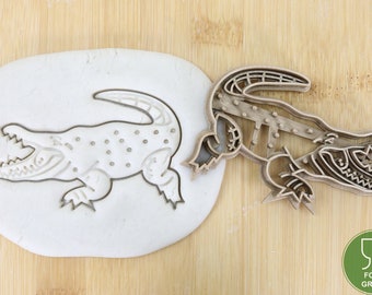 Diameter 5-10cm Animals Crocodiles cookie cutter Ausstechform Keksausstecher Keksstempel Fondant