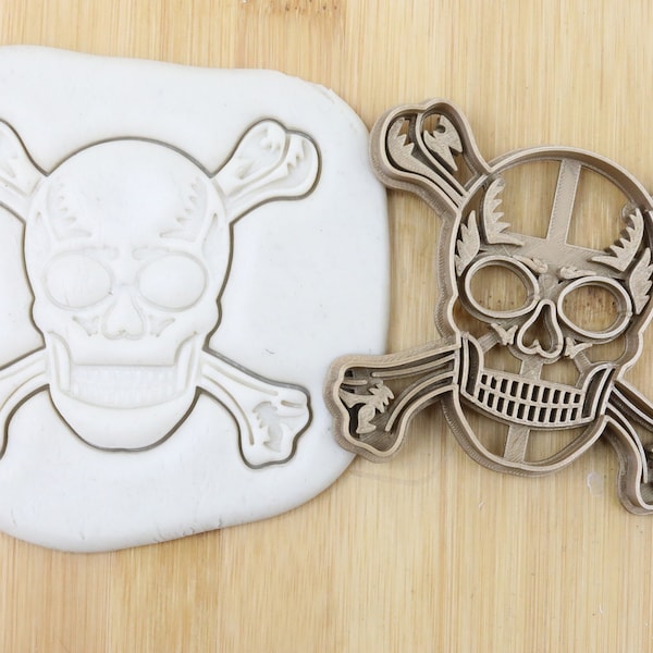 Diameter 5-10cm Halloween Skull Crossbones Biscuit stamp / cookie cutter  Ausstechform Keksausstecher