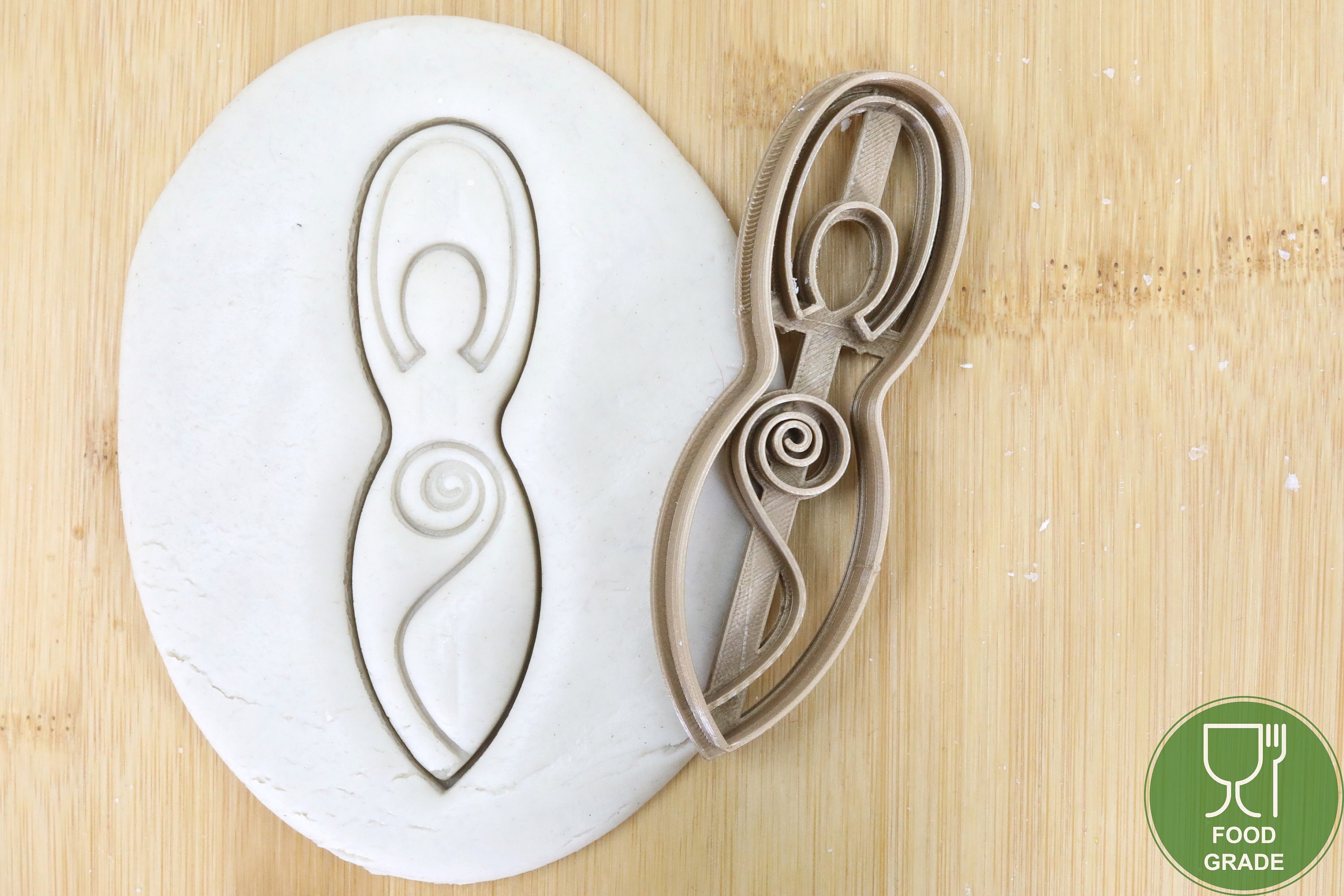 Diameter 5-10cm Triple Goddess/Spiral Goddess/Triple Spiral/Pentacle/Horned  God/Hecates circle Cookie cutter Ausstechform Keksausstecher - Etsy België, image size:3000x2000