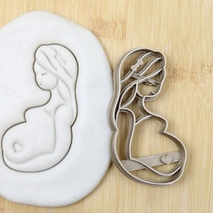Diameter 5-10cm Schwangerschaft /Baby Ultraschall Keksstempel/ cookie cutter  Ausstechform Keksausstecher Plätzchen Fondant Ausstecher