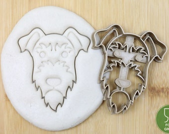 Diameter 5-10cm Hund Airedale Terrier  Biscuit stamp / cookie cutter  Ausstechform Keksausstecher Plätzchen Fondant