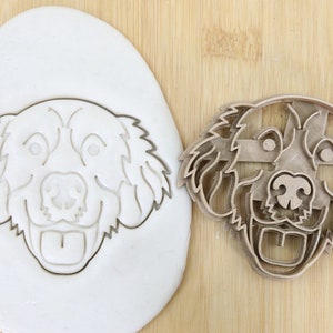 Diameter 5-10cm Hund Gold Retriever Biscuit stamp / cookie cutter Ausstechform Keksausstecher Fondant Plätzchen