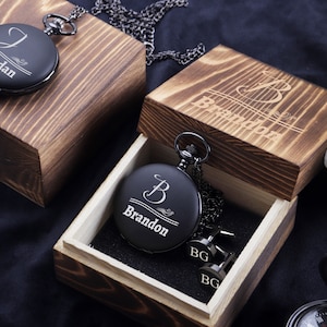 Groomsmen Pocket Watches, Groomsmen Gifts, Personalized Pocket Watch, Vintage Pocket Watch, Best Man Gifts, Pocket Watch for Groomsman