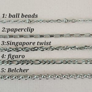 Design Your Own Custom Made Anklet - Long or Short Handmade to Length - Silver Hypoallergenic Stainless Steel - Chain and Charm included
