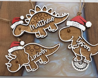 Dinosaur Ornament | Personalized Dinosaur Ornament | Stegosaurus Ornament | Baby Ornament |Trex Ornament | Personalized Trex | T-Rex
