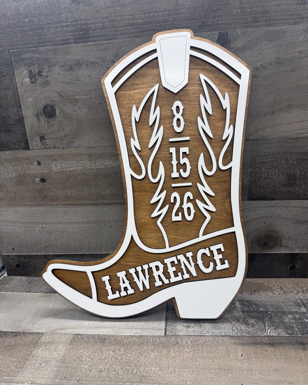 Personalized Boot Sign | Wedding Boot Sign | Wedding Gift - Etsy