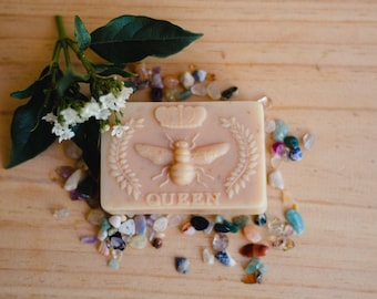 Honey and Oats Soap, Queen Bee soap, self-care gift, Mother's day gift under 20