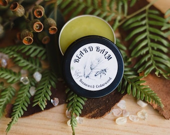 Beard balm with beeswax and cedarwood/  boyfriend gift / hair conditioner