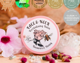Preisgekrönter revitalisierender Gesichts- und Halsbalsam: Organische Anti-Aging-Feuchtigkeitscreme
