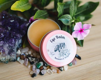 Eye Balm with Beeswax, Propolis and Rosehip /gift under 20/all natural ingredients