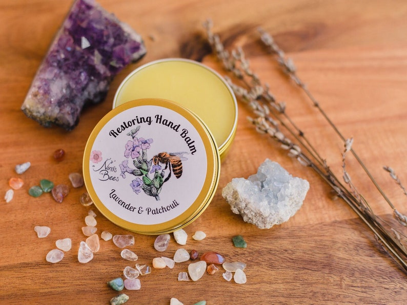 Restoring Hand Balm is a solid , waterless formular. It is environmentally friendly and economical . Nina's Bees has won multiple Eco Awards for sustainability and creating natural products that are effective yet completely natural.