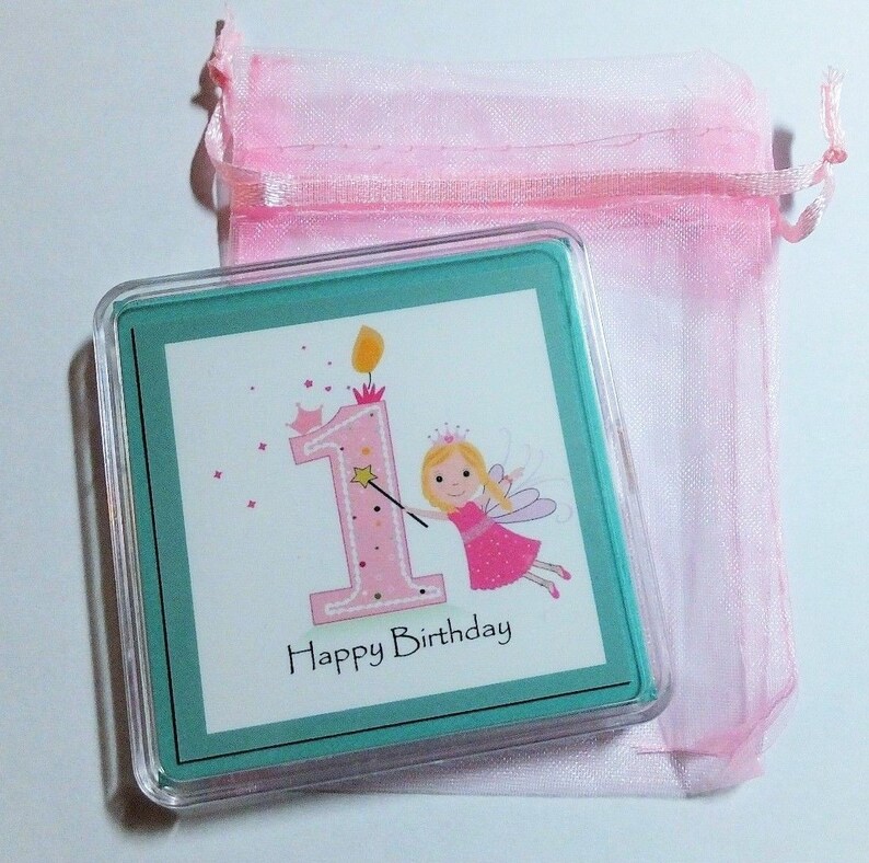 Baby Girl 1st Birthday Keepsake Lucky Sixpence Fairy Theme Etsy