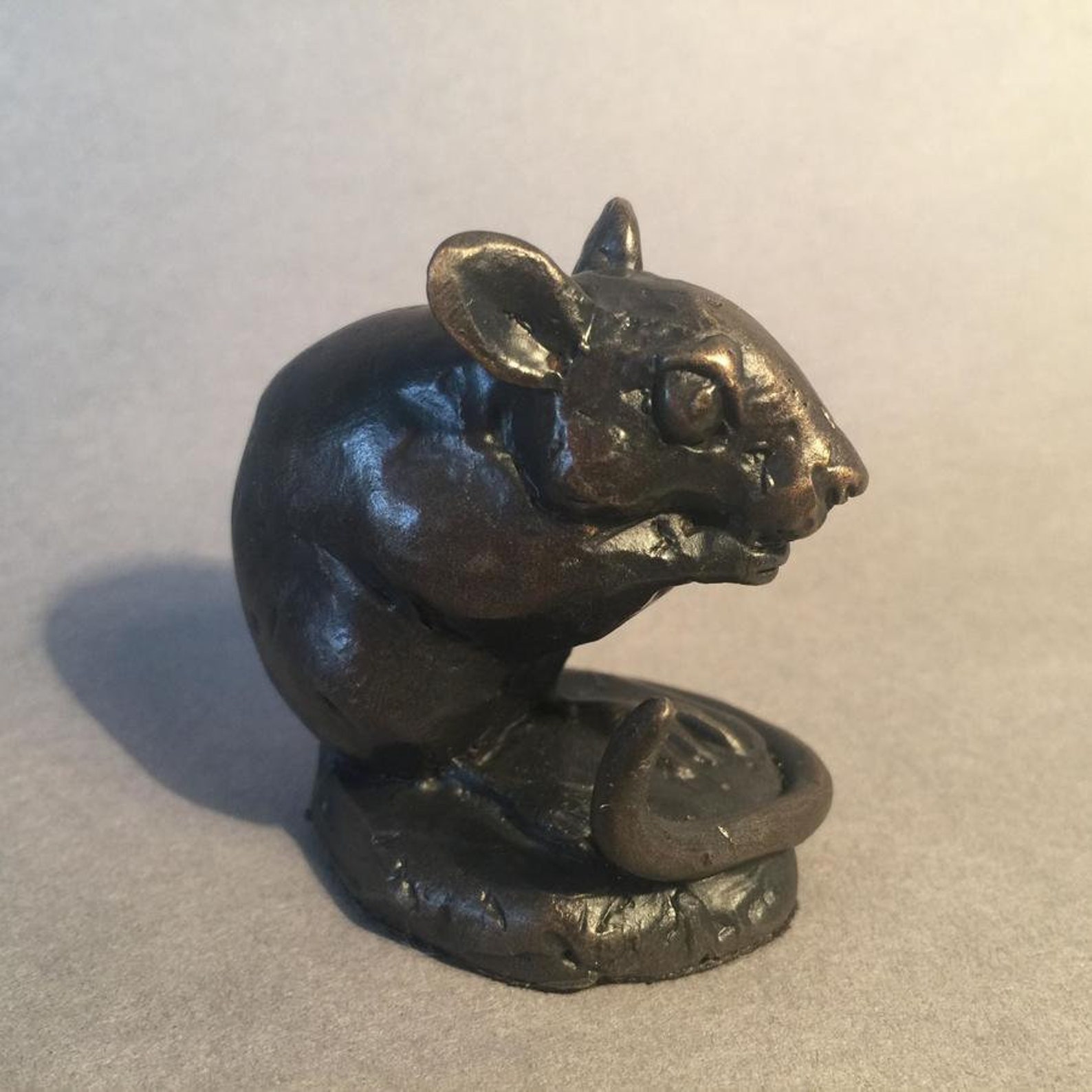 Small Bronze Mouse Sculpture by Paul Jenkins Etsy UK
