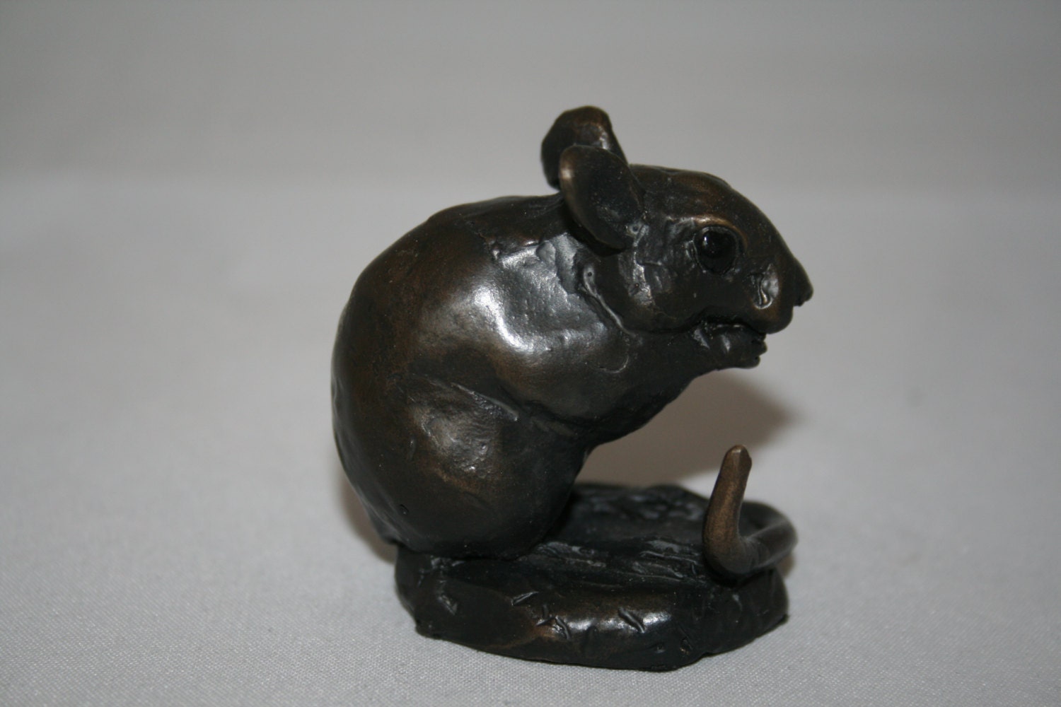 Small Bronze Mouse Sculpture by Paul Jenkins Etsy