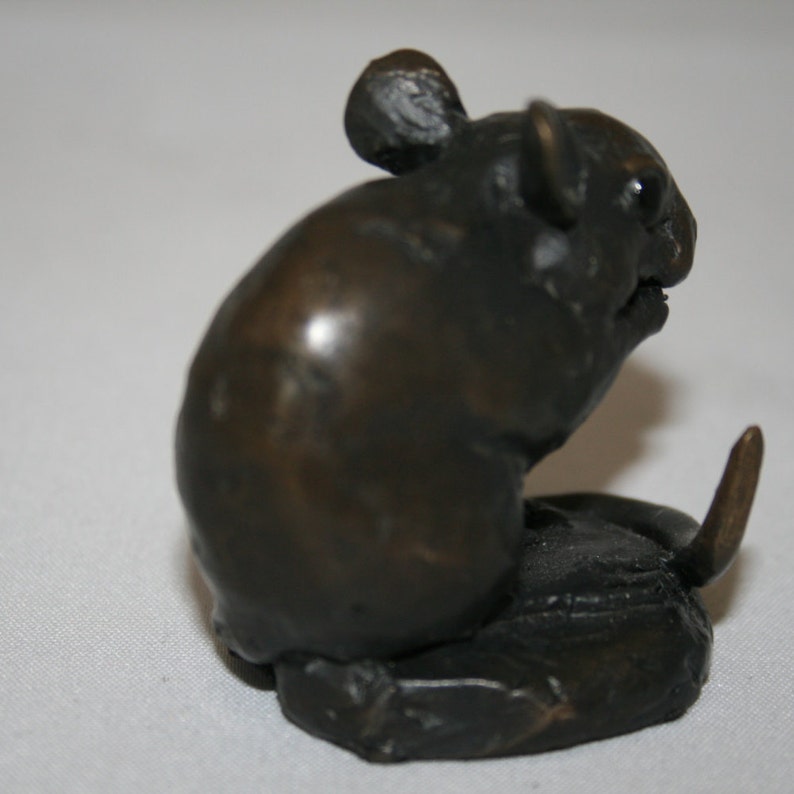 Small Bronze Mouse Sculpture by Paul Jenkins Etsy