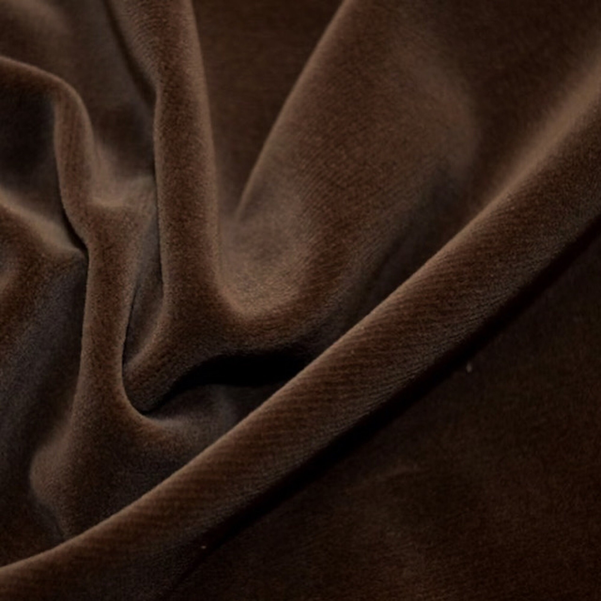 Mink Brown Woven Fine Velvet With Backing 2 Yard Minimum Etsy