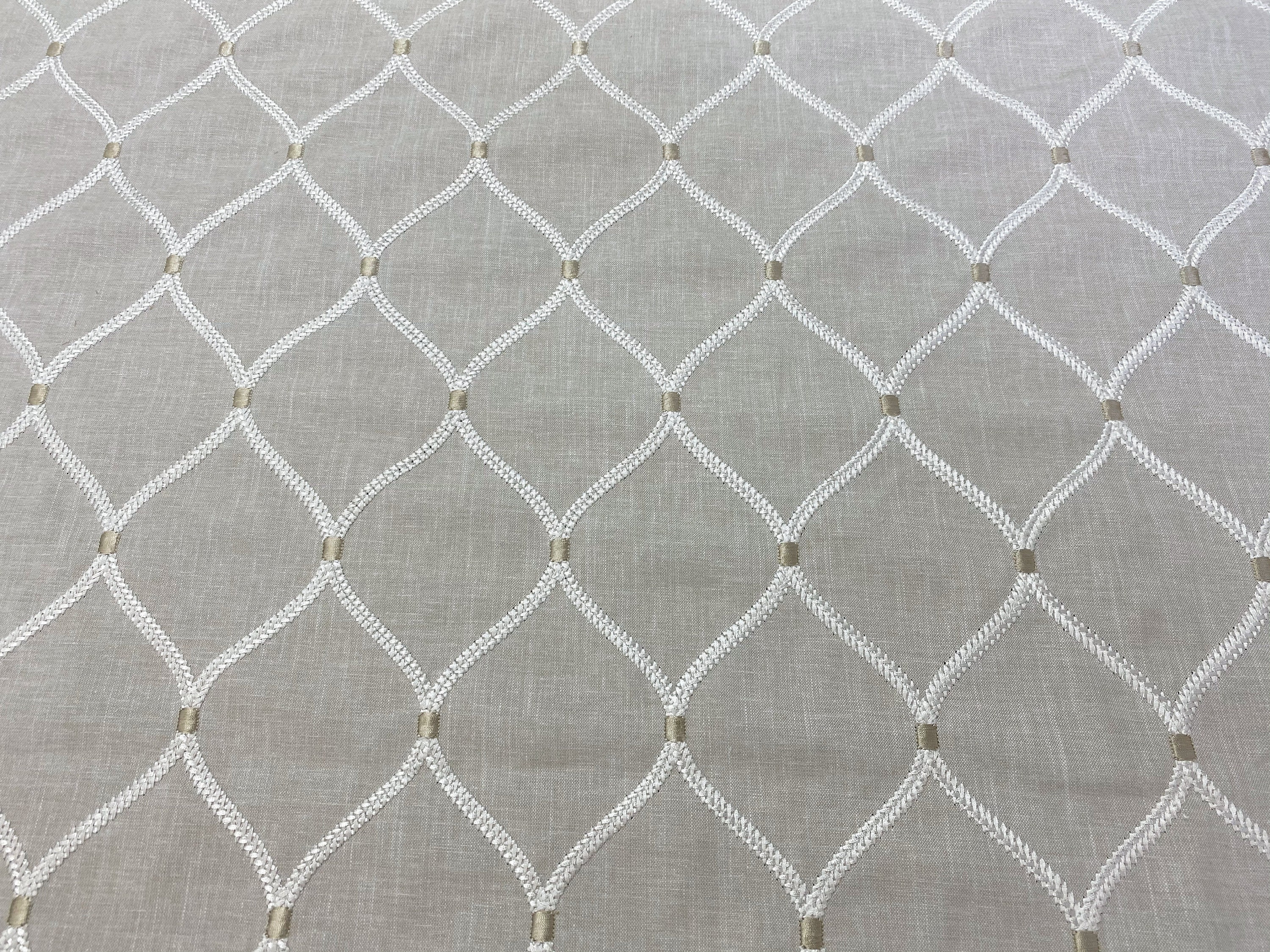 White Pear Tree Embroidery on Natural (color) Fine Cotton Blend (2 Yard  Minimum) - Etsy