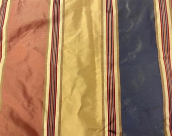 Portland Stripes Satin Weave Stripes On Fine 100% Silk