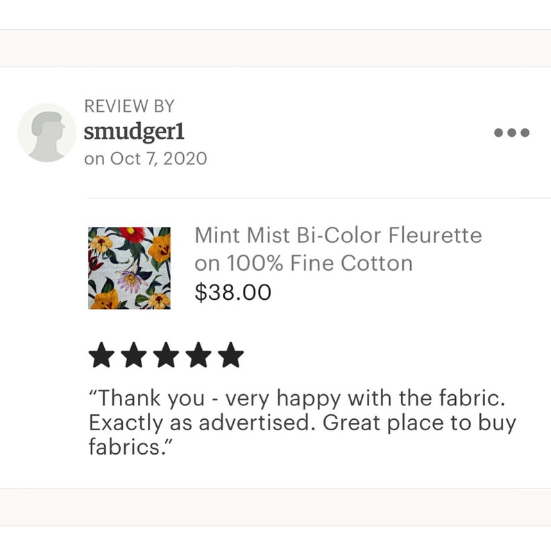 Mint Mist Bi-Color Fleurette On Fine 100/% Cotton