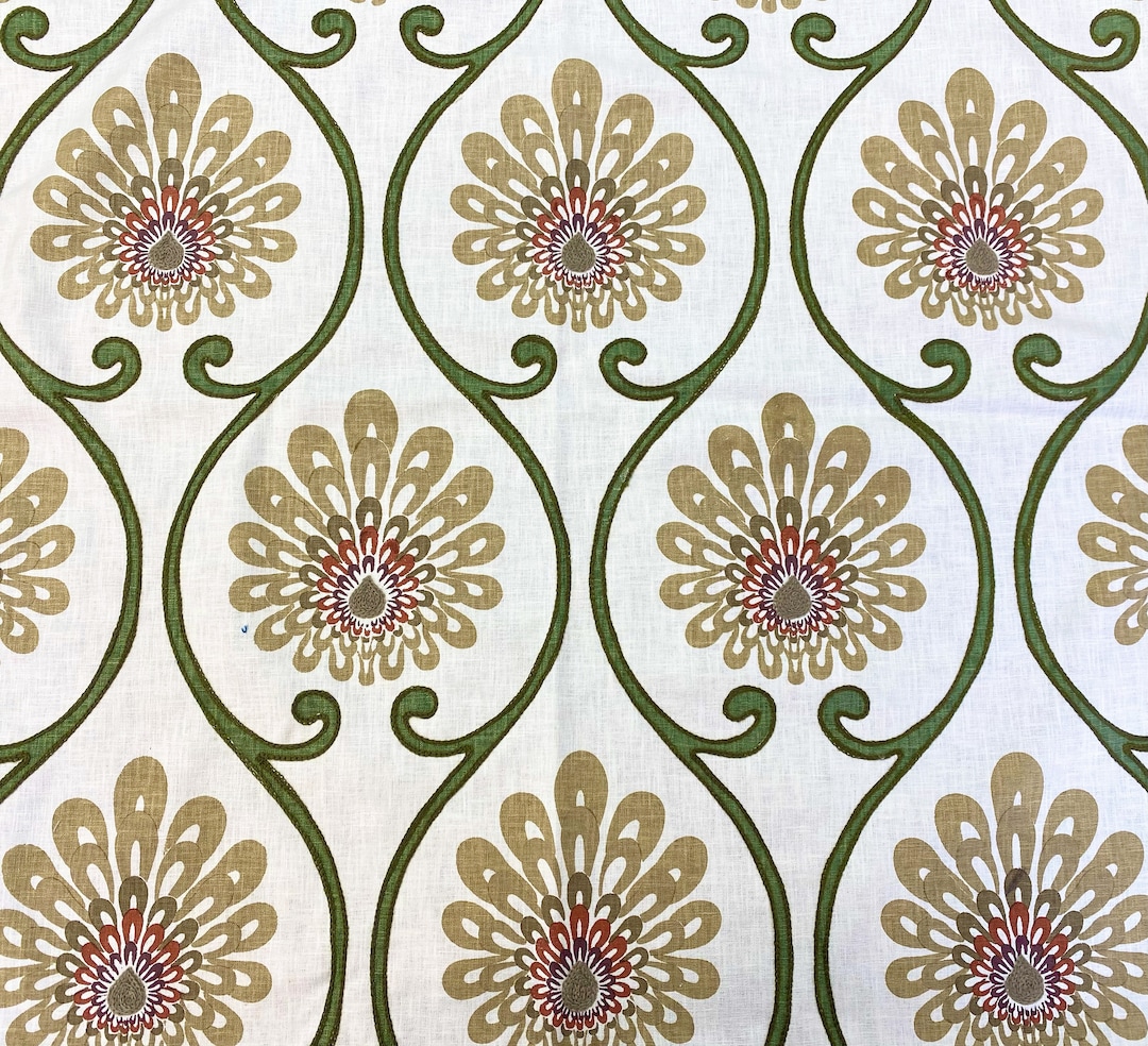 Linen Blend Ina Block Print Floral & Bloomer