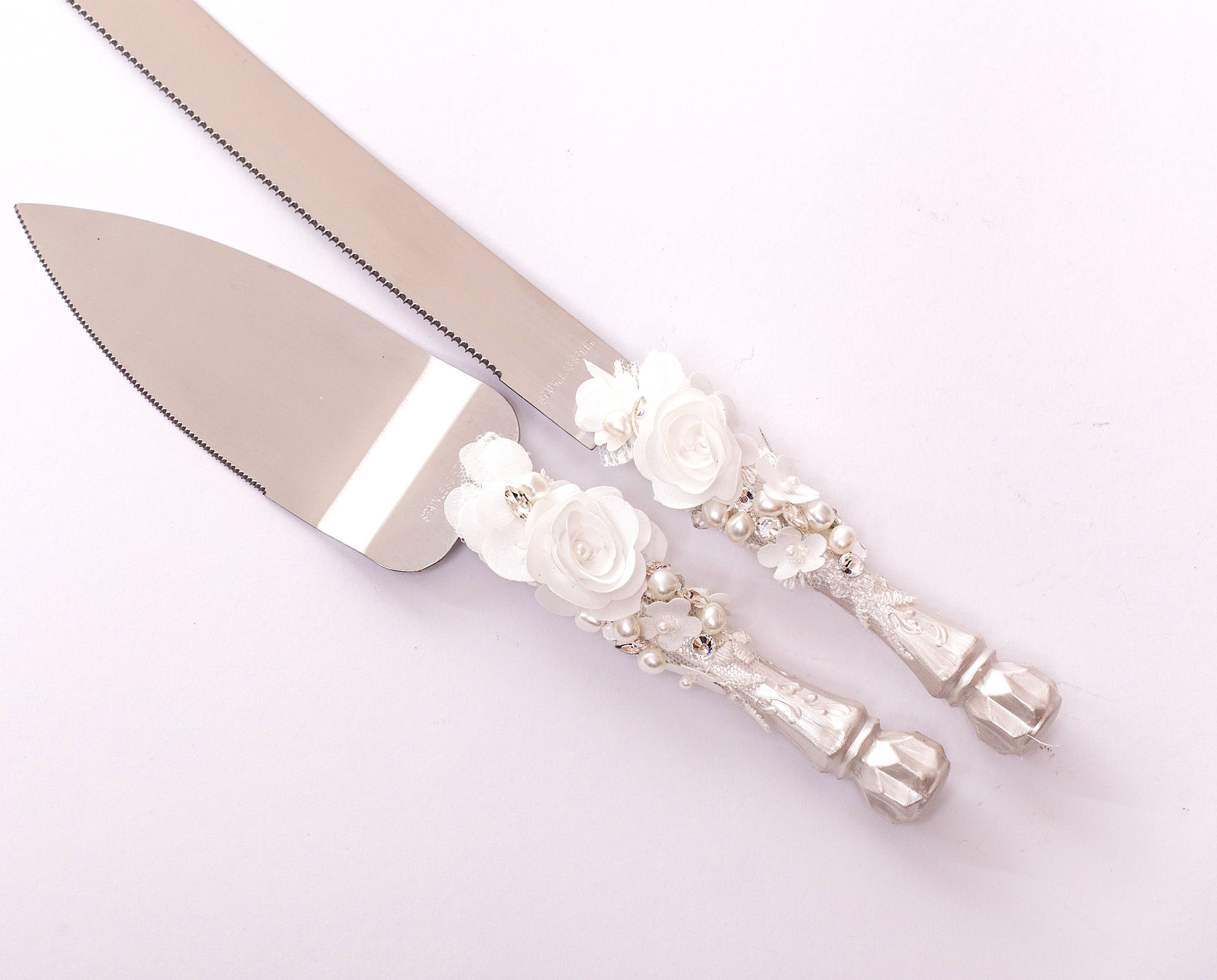 Flowers Wedding  Cake  Server Set  Wedding  Cake  Knife  Knife  