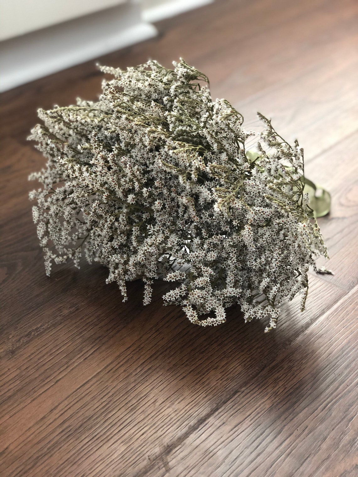 Dried German Statice Bunch White Dried Flowers Dry Flowers Etsy