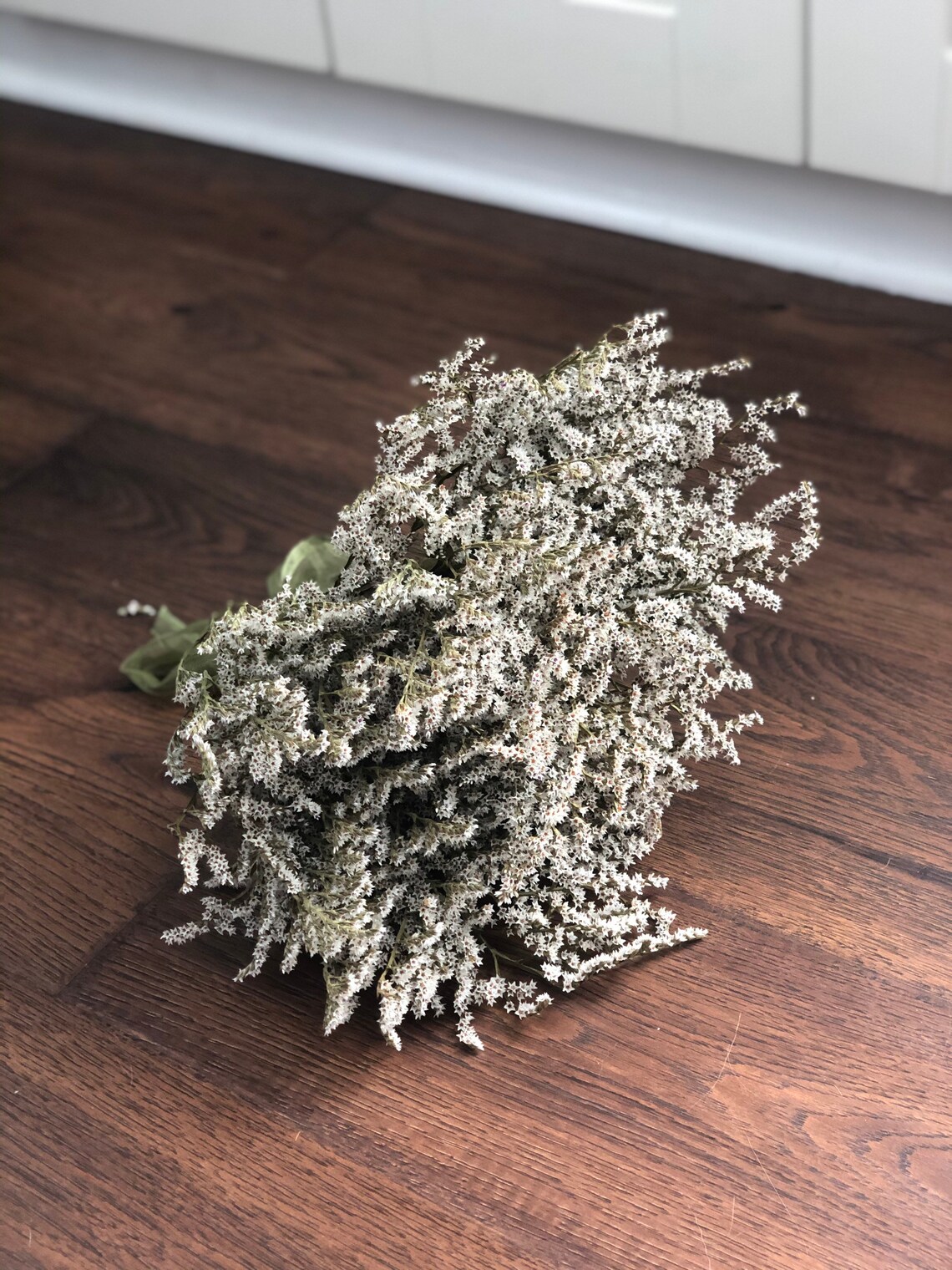 Dried German Statice Bunch White Dried Flowers Dry Flowers Etsy